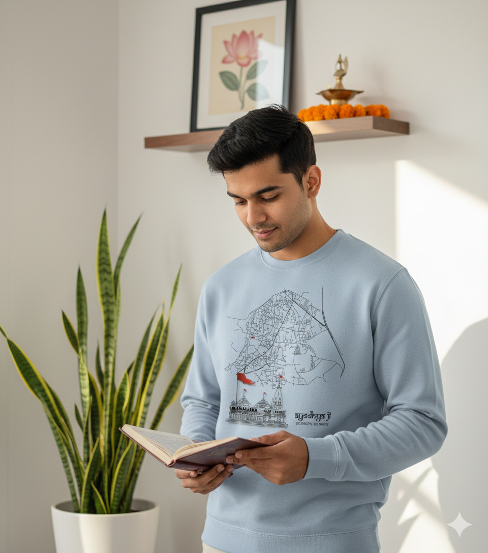 Ayodhya Eternal Unisex Sweatshirt