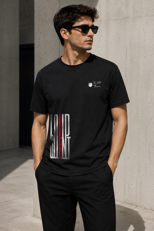 LOUD and SILENT| Unisex Supima T-Shirt