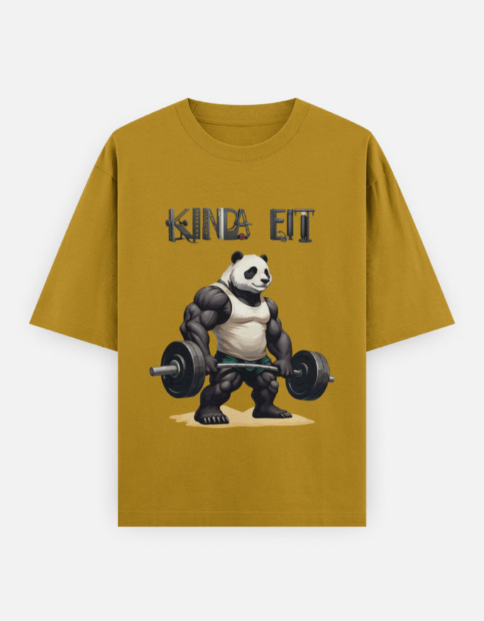 KINDA FIT Muscle Panda Oversized Tee