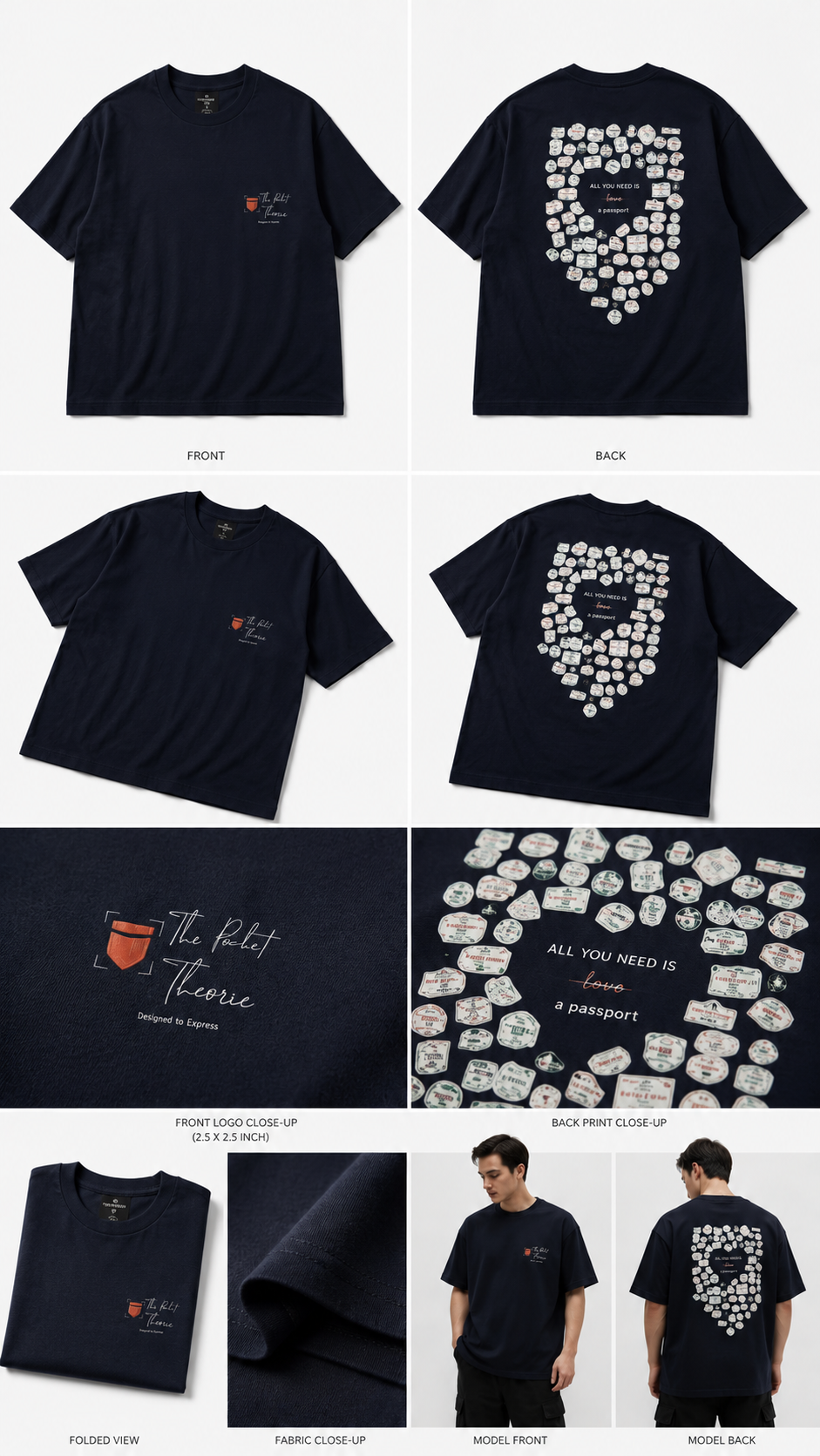 Passport to Everywhere | Oversized Graphic T-Shirt