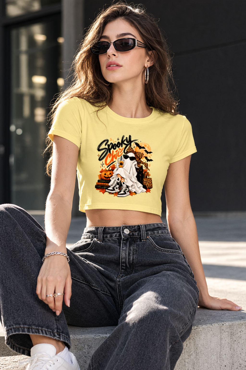 Spooky Chic | Women’s Graphic Crop Top