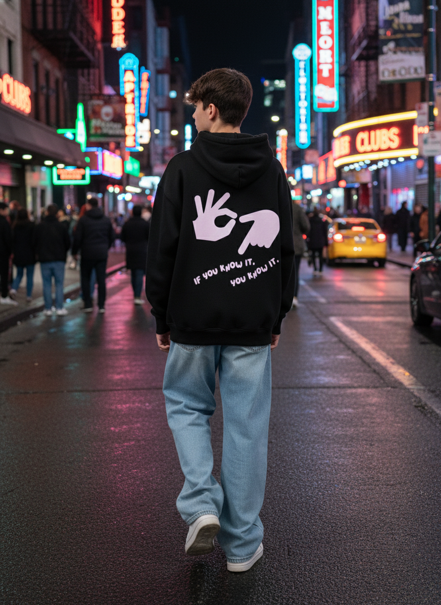 6 7 Unisex Oversized Hoodie