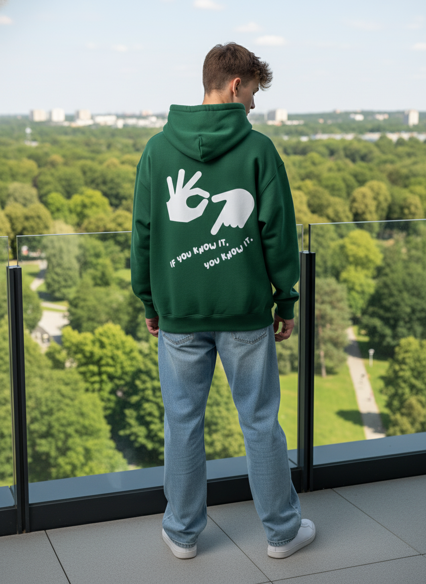 6 7 Unisex Oversized Hoodie