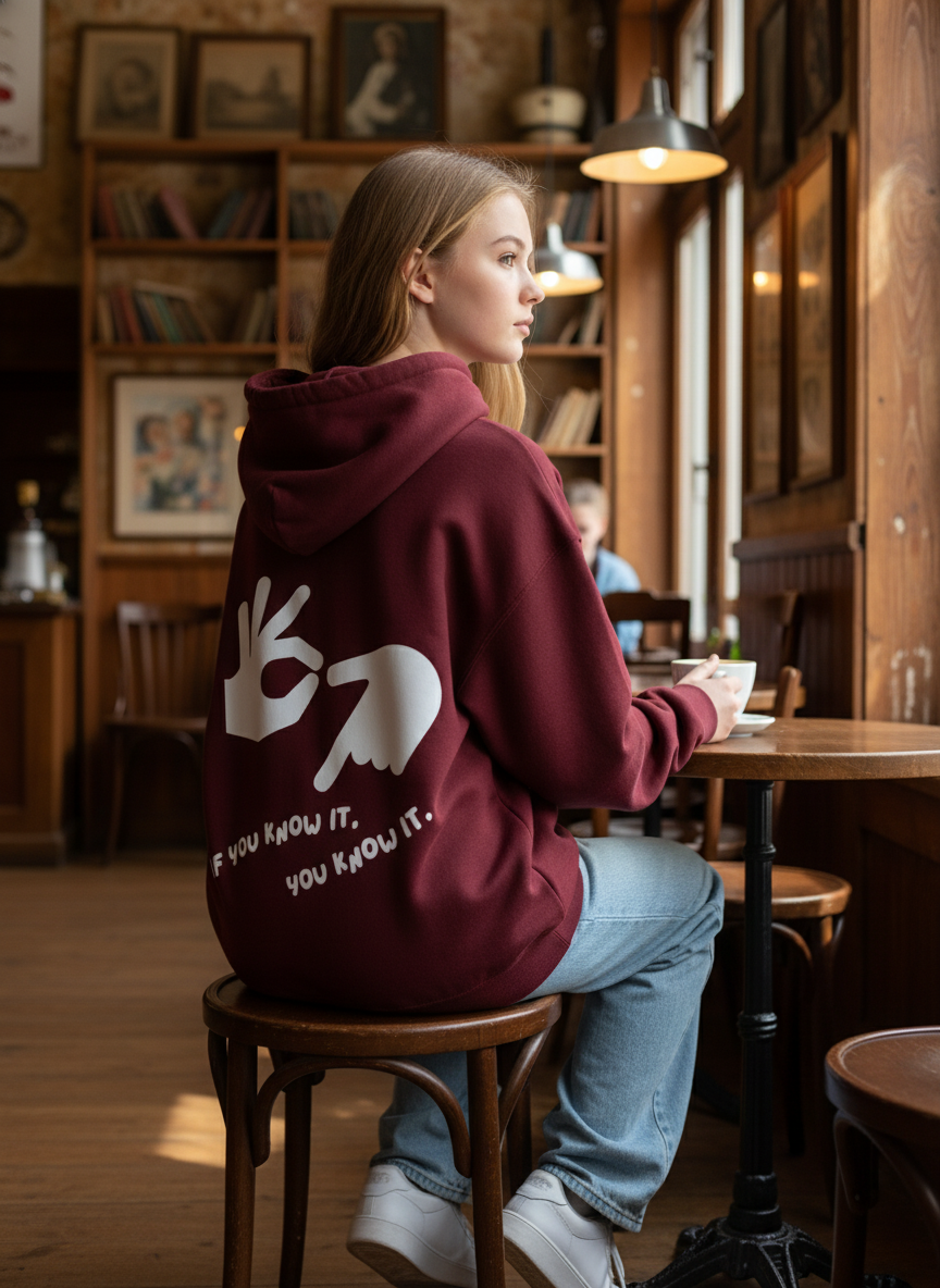 6 7 Unisex Oversized Hoodie