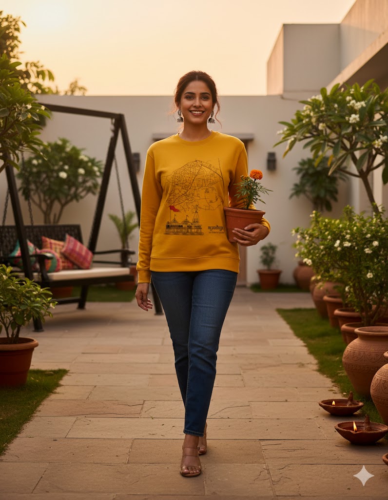 Ayodhya Eternal Unisex Sweatshirt