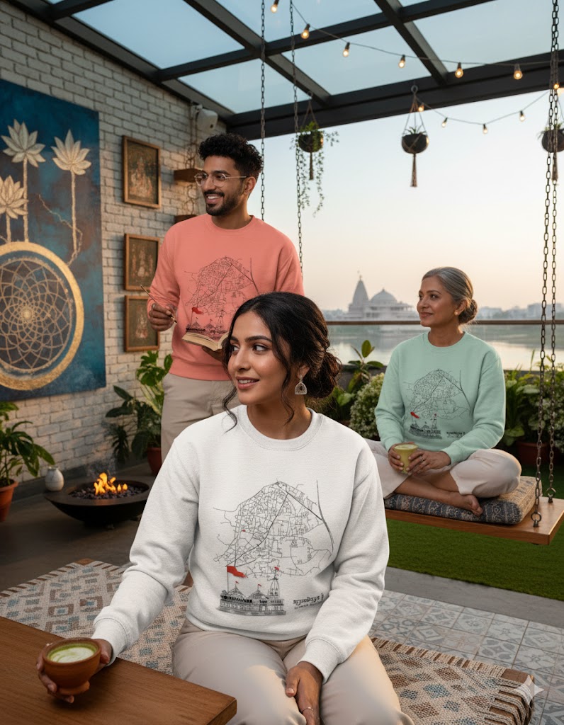 Ayodhya Eternal Unisex Sweatshirt