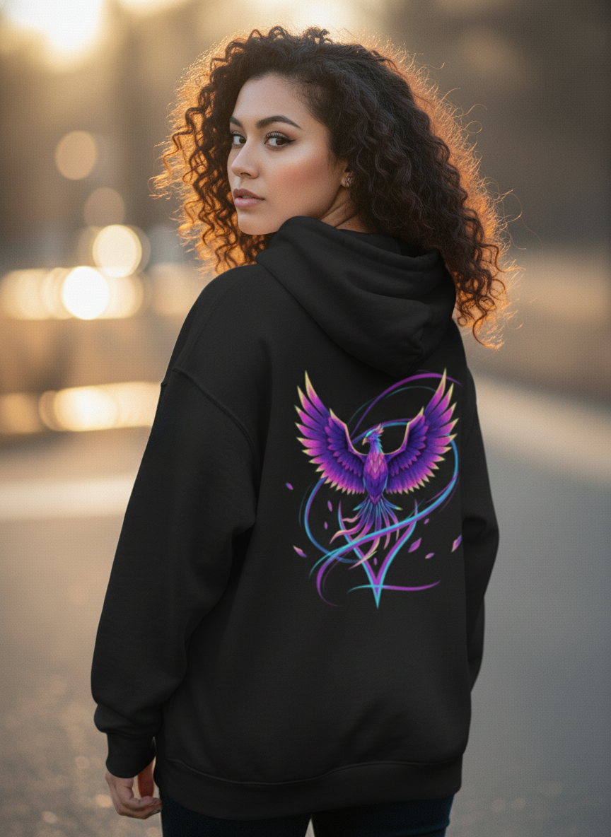 Ashes to Aura Unisex Oversized Hoodie