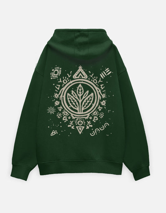 The Gaia Glyph Unisex Oversized Hoodie
