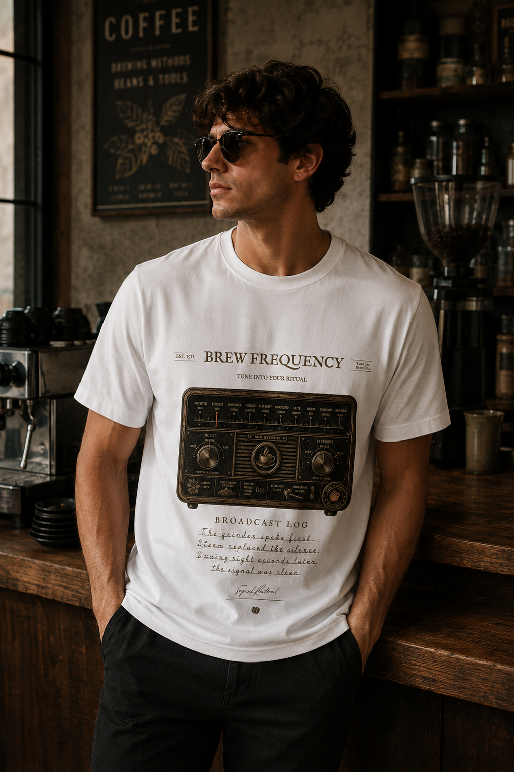Brew Frequency | Specialty Coffee Edition | Unisex Supima T-Shirt