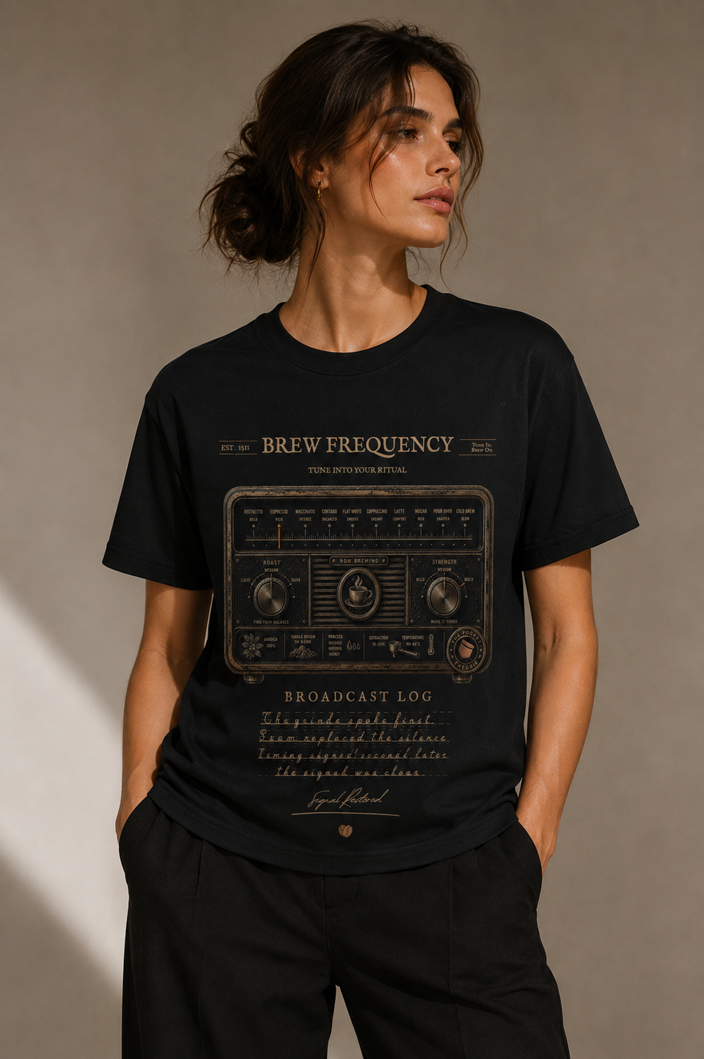Brew Frequency | Specialty Coffee Edition | Unisex Supima T-Shirt