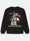 Captain of My Own Chaos Unisex Oversized Sweatshirt
