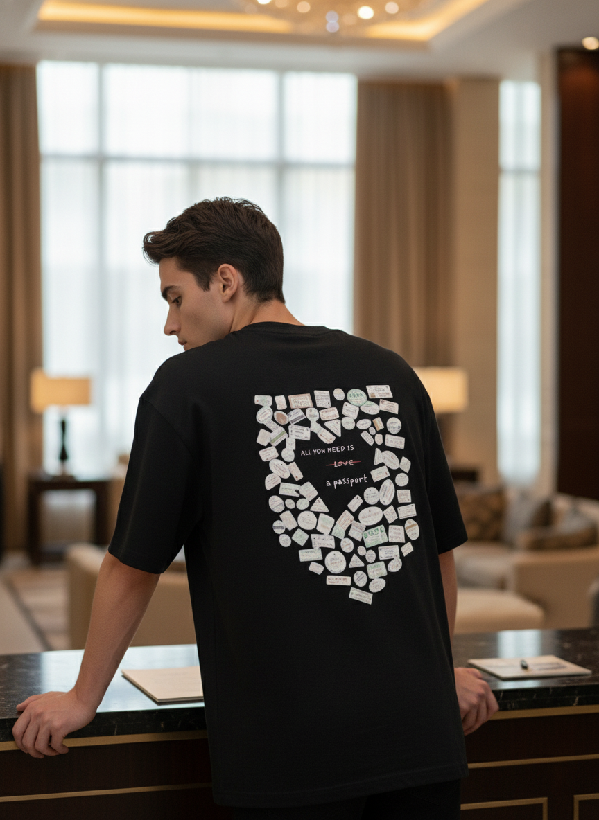 Certified Wanderer Unisex Oversized T-Shirt