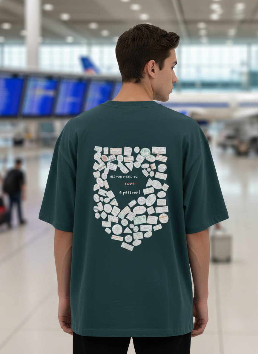 Certified Wanderer Unisex Oversized T-Shirt