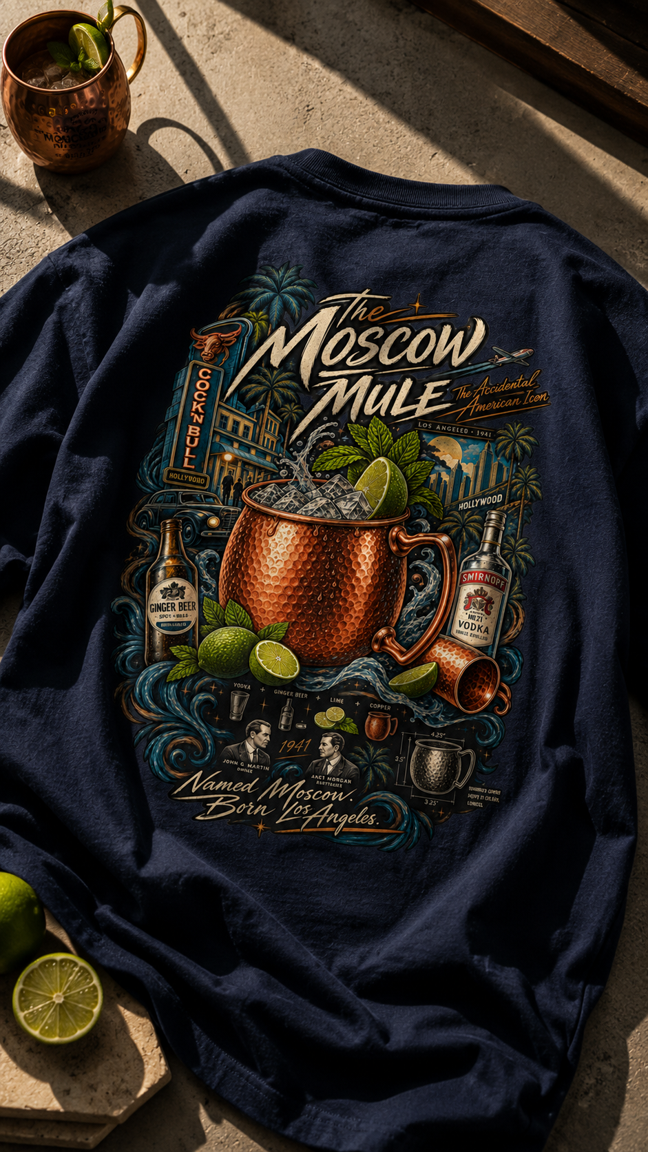 Moscow Mule | The Accidental Icon | Premium Oversized Terry T-Shirt
