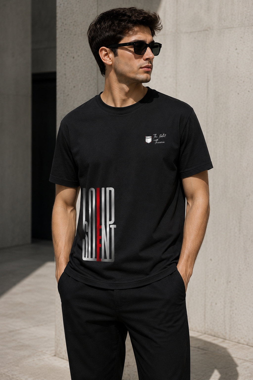 LOUD and SILENT| Unisex Supima T-Shirt