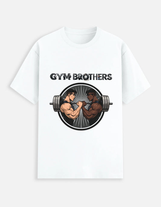 Gym Buddies, No Excuses Stretch T-shirt