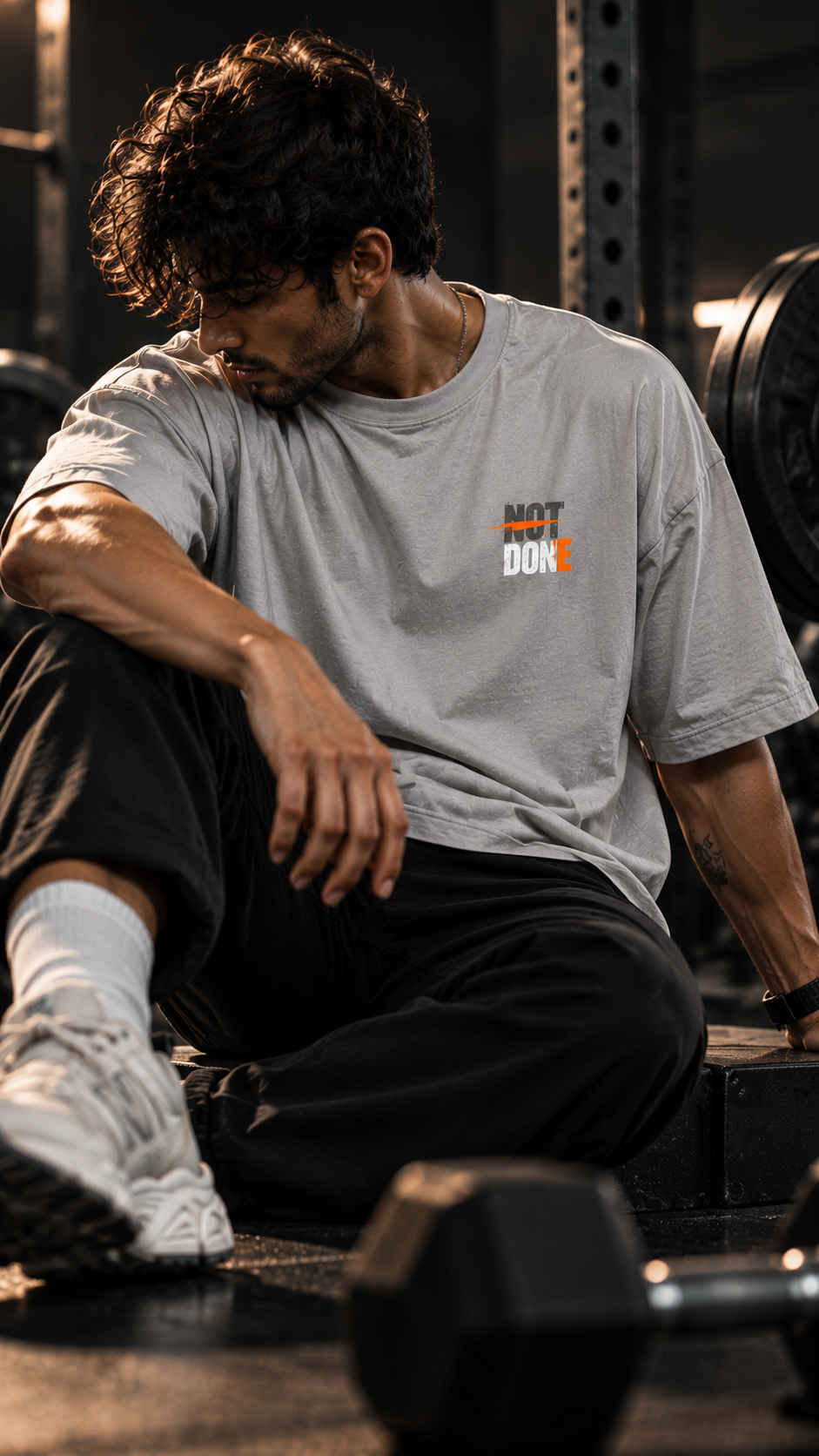 Not Done Yet | Oversized Gym Tee