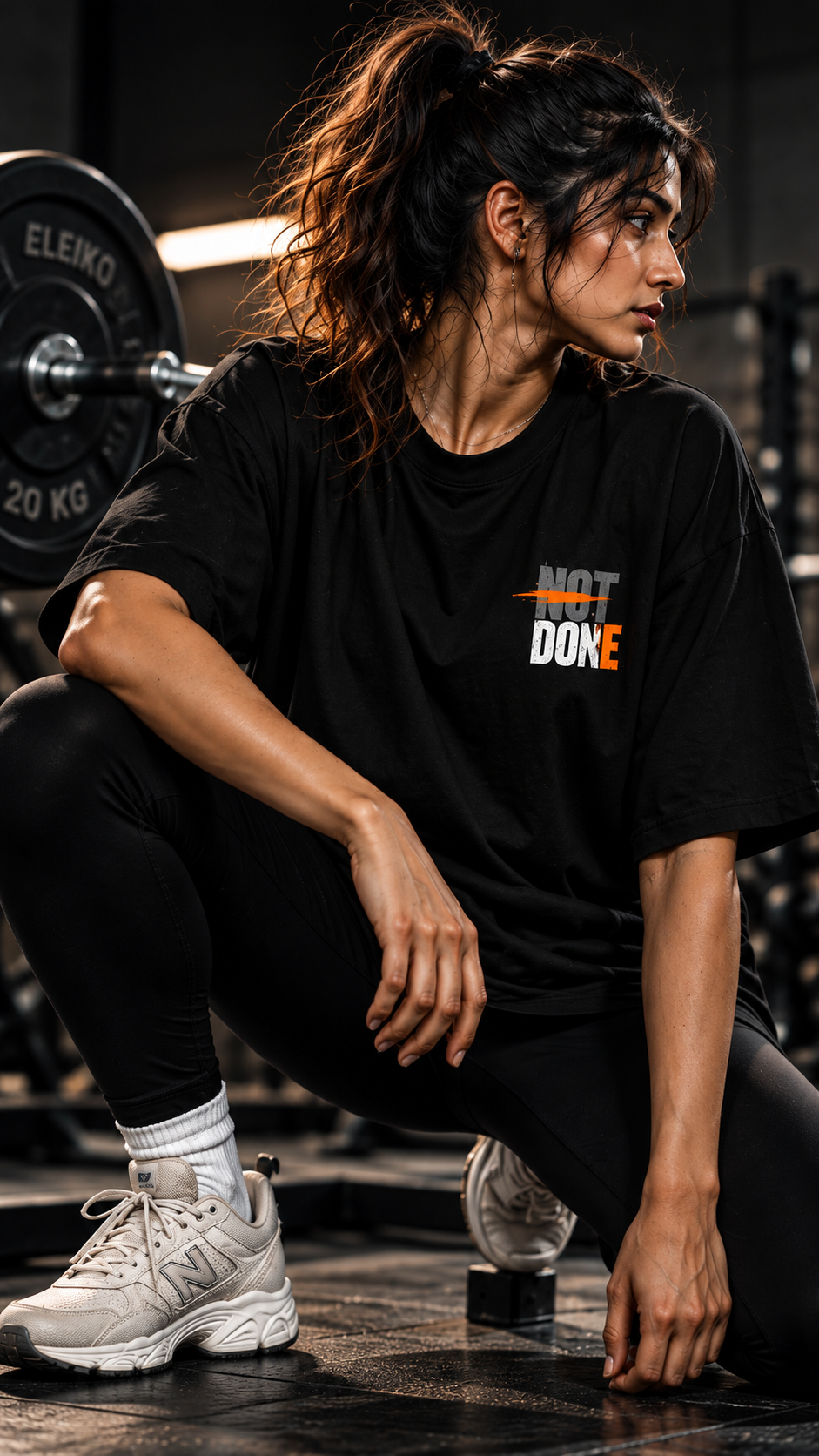 Not Done Yet | Oversized Gym Tee