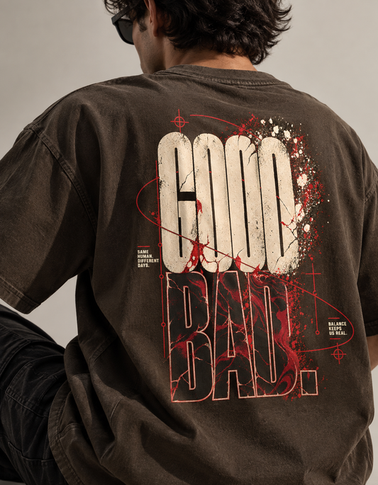 GOOD / BAD | Unisex Oversized T-Shirt