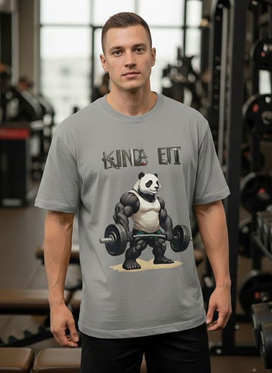 KINDA FIT Muscle Panda Oversized Tee