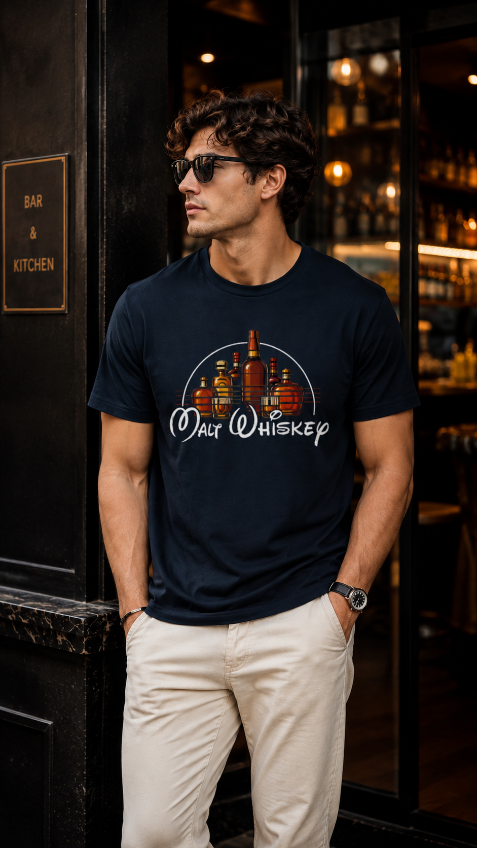 Malt Whiskey | A Toast to Timeless Style | Unisex Supima T-Shirt