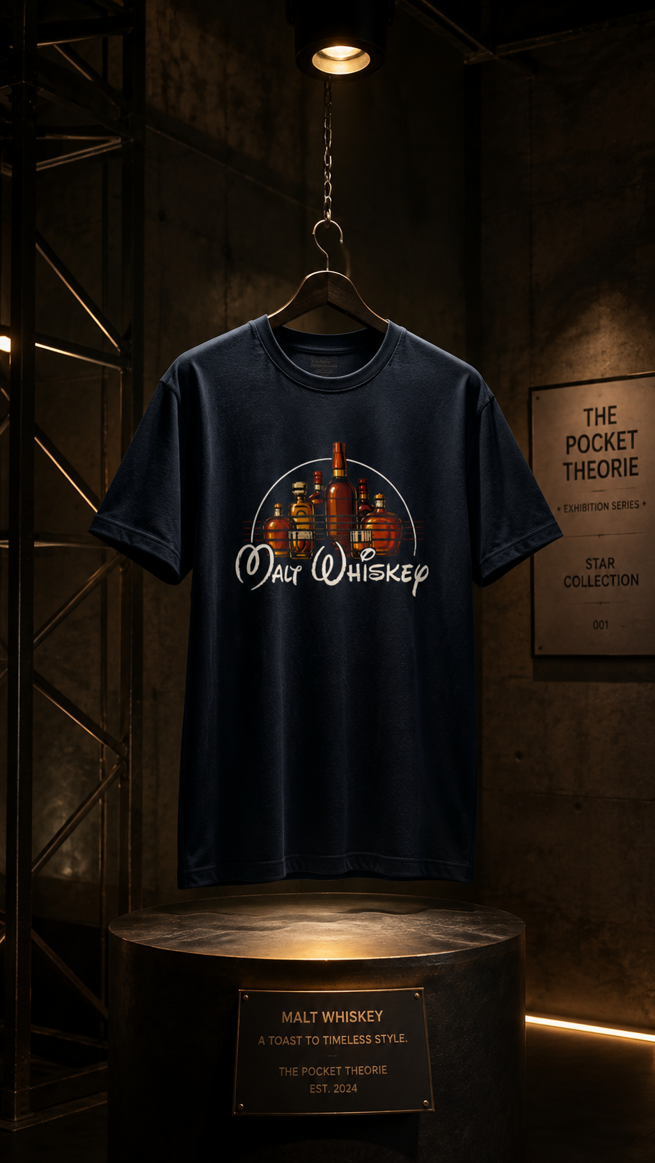 Malt Whiskey | A Toast to Timeless Style | Unisex Supima T-Shirt