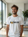 Socialise – Offline | Unisex Stretch T-shirt