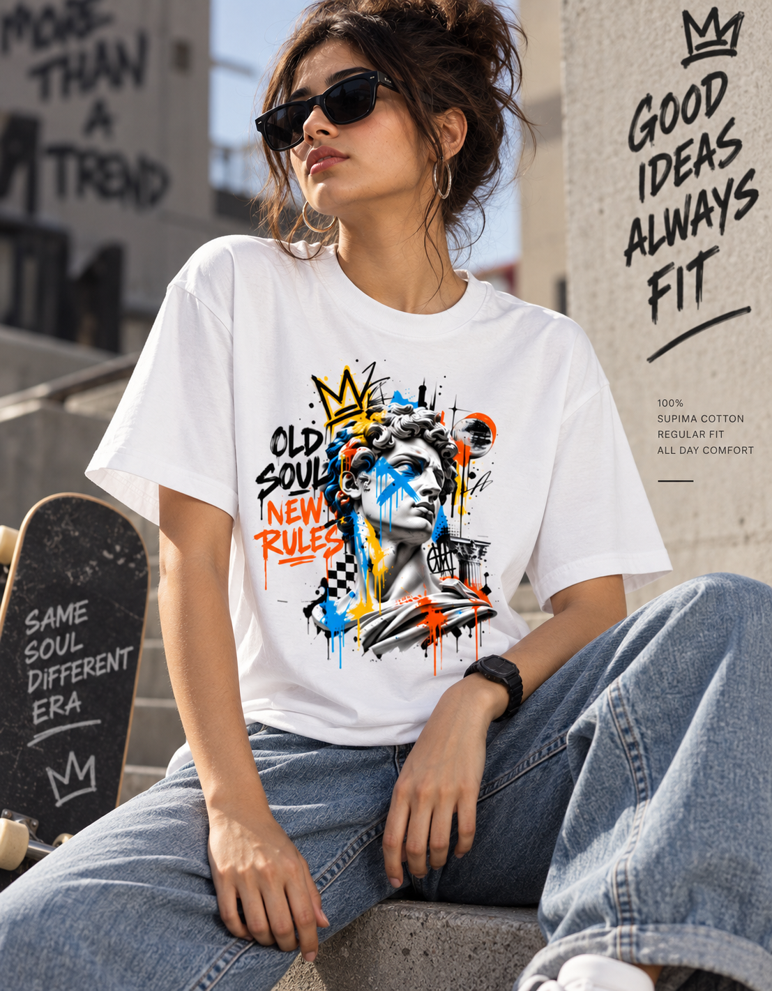 Old Soul | New Rules | Unisex Supima T-Shirt