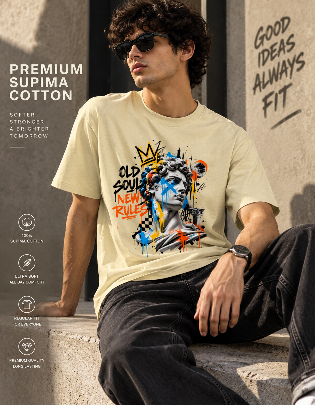 Old Soul | New Rules | Unisex Supima T-Shirt