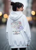 Passport Power Unisex Oversized Hoodie