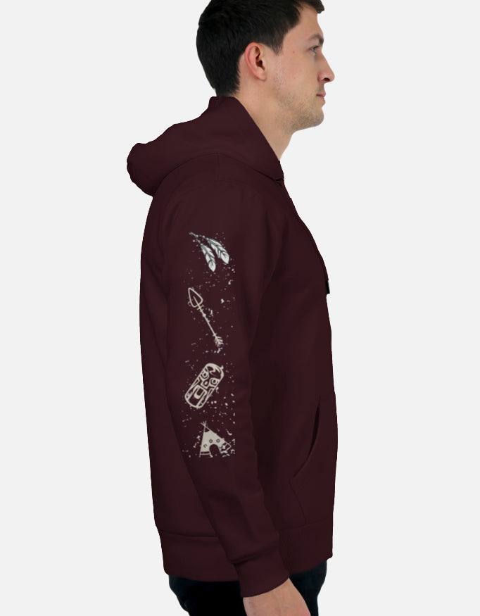 The Gaia Glyph Unisex Oversized Hoodie