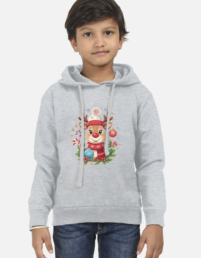 Rudy the Jolly Reindeer Kids Hoodie