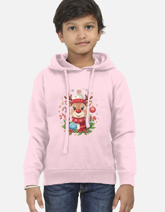 Rudy the Jolly Reindeer Kids Hoodie