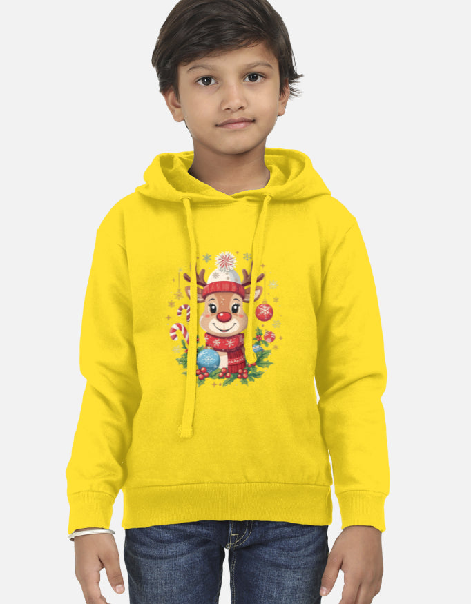 Rudy the Jolly Reindeer Kids Hoodie