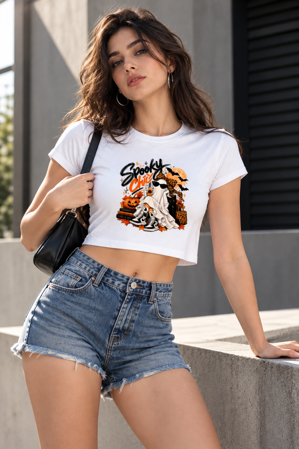 Spooky Chic | Women’s Graphic Crop Top