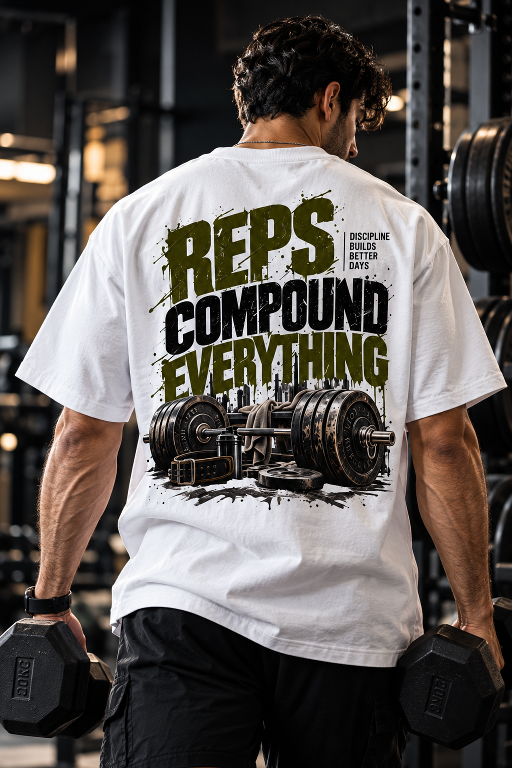The Gains Portfolio | Oversized Gym Tee