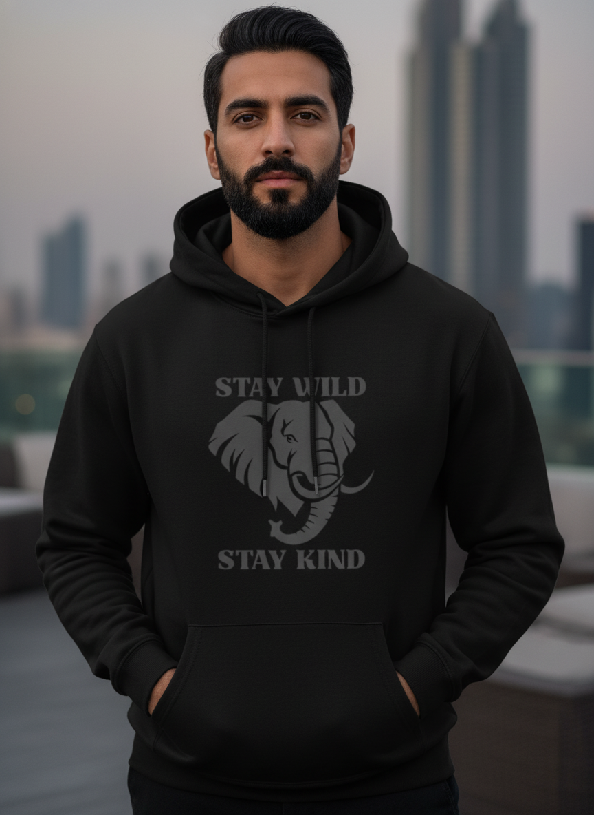 The Wild Kind Puff Print Unisex Hoodie