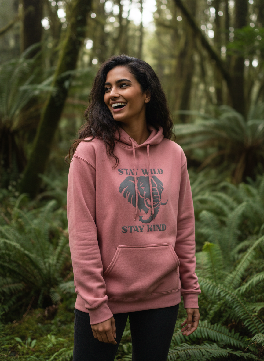 The Wild Kind Puff Print Unisex Hoodie