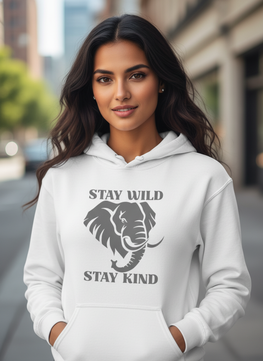 The Wild Kind Puff Print Unisex Hoodie