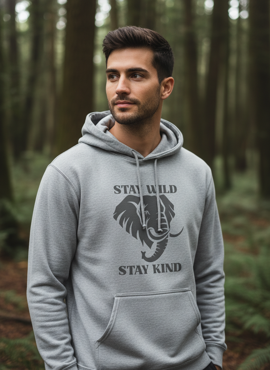 The Wild Kind Puff Print Unisex Hoodie